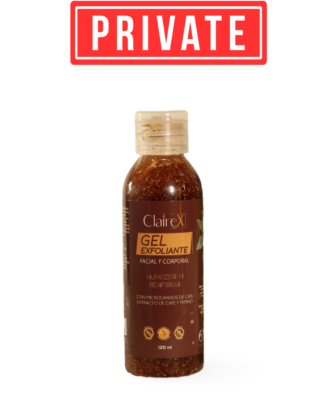 Gel Exfoliante Cafe 120 Ml